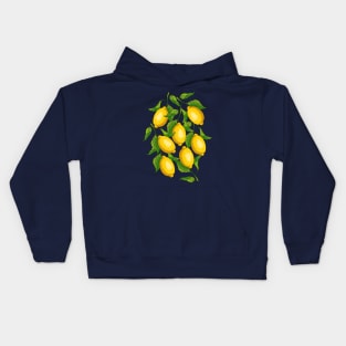 Lemons Art Kids Hoodie